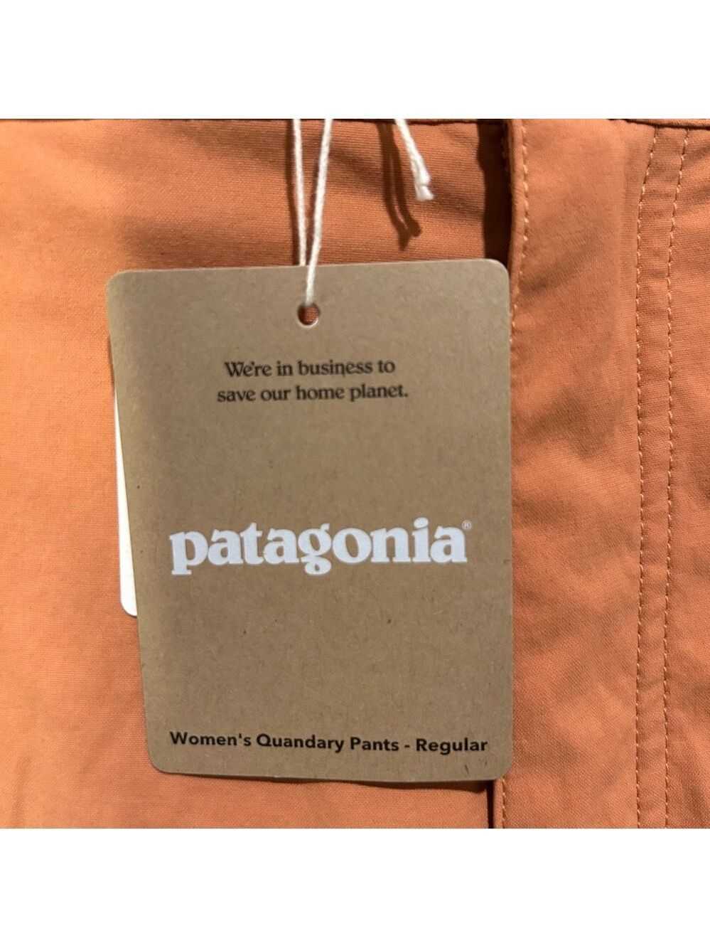Patagonia Women’s Quandary Pants Sienna Clay Size 10 NWT - Picture 5 of 7